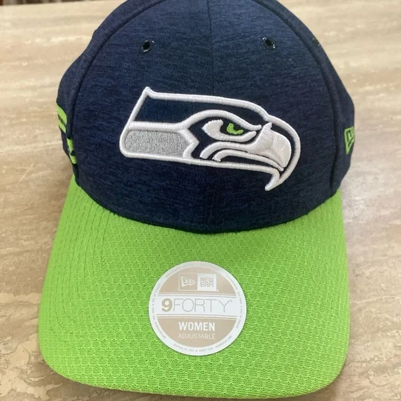 New Era Blue and Green Seahawks Hat - Picture 5 of 11